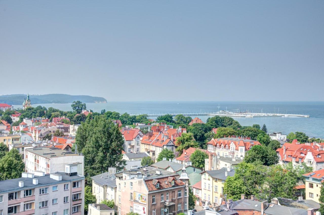 Dom & House - Level Eleven Apartment With Sea View Sopot Bagian luar foto