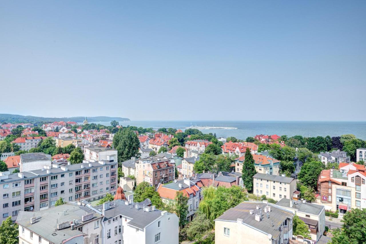 Dom & House - Level Eleven Apartment With Sea View Sopot Bagian luar foto