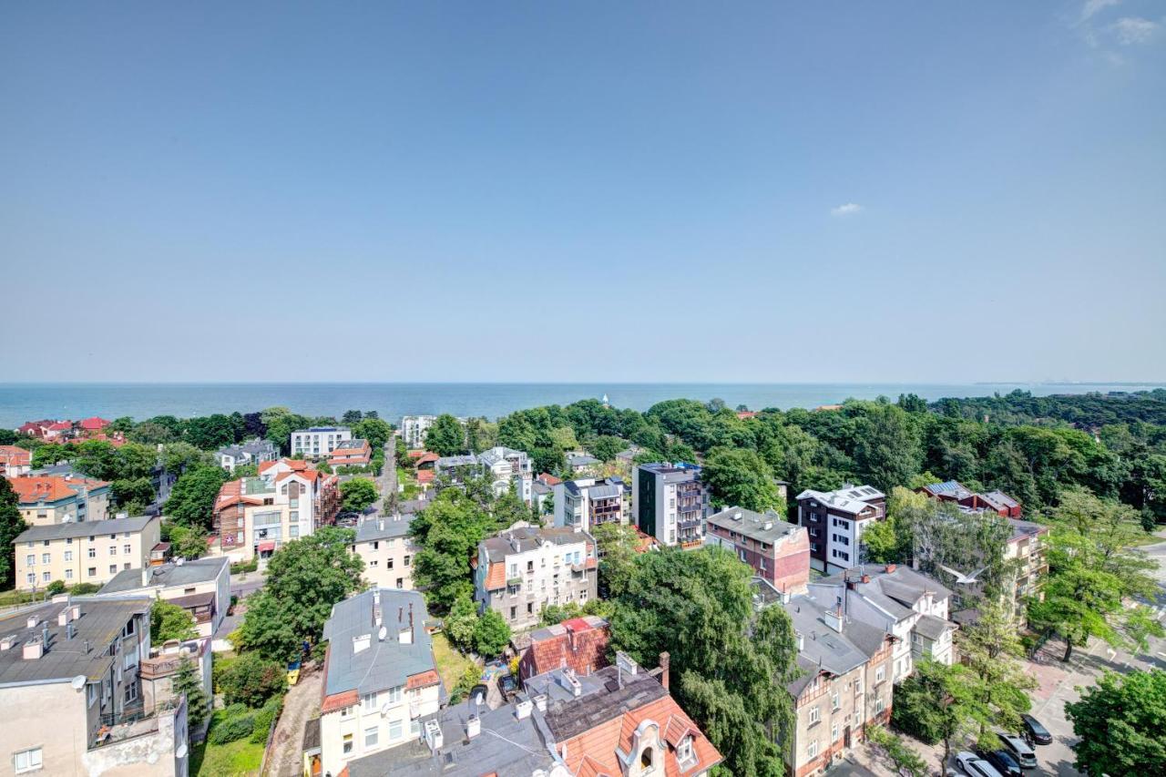 Dom & House - Level Eleven Apartment With Sea View Sopot Bagian luar foto