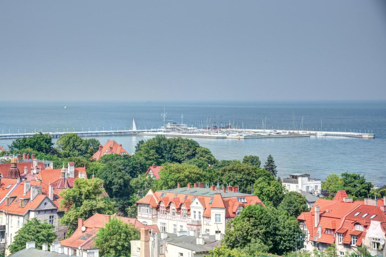 Dom & House - Level Eleven Apartment With Sea View Sopot Bagian luar foto
